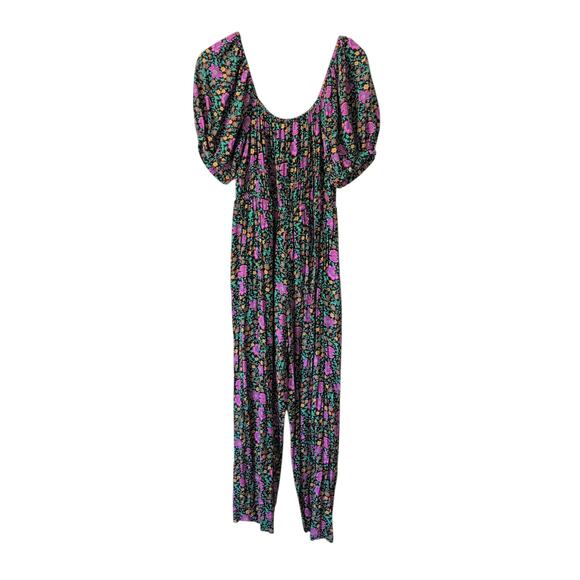Spell & the Gypsy Floral Jumpsuit Womens L Romper Summer Tassel Indie Cottage - Picture 4 of 13